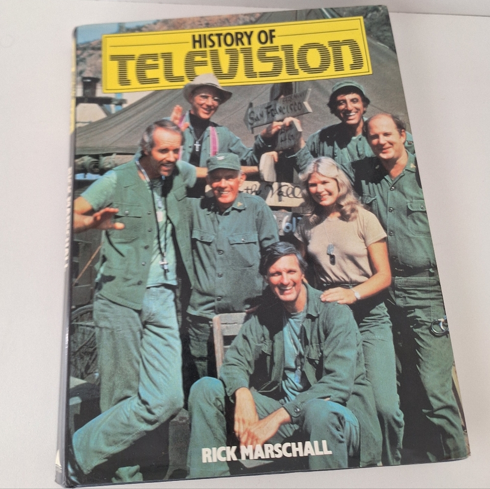 History of Television by Rick Marschall First Edition hardcover